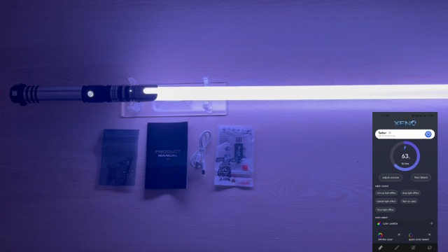 Amazon.com: DUPENGDA Smooth Swing Dueling Light Saber with 36 RGB